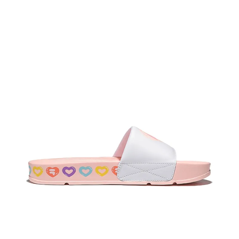 FILA Thick Sole Sports Slippers Unisex Pink Multi Color Korean Version 'Pink'-1