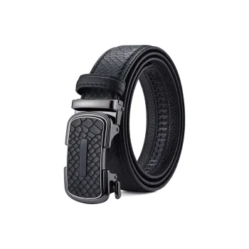 Old Man's Head New Arrival Niche Design Advanced Touch Cow Split Leather Leather Belts Men's Black/Coffee