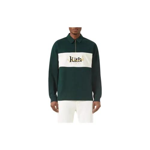 KITH Polo Shirts Unisex Dark Green