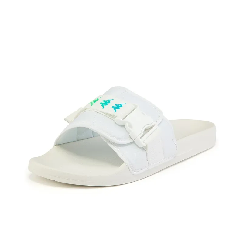 Kappa Slide Slippers Unisex Korean White-1
