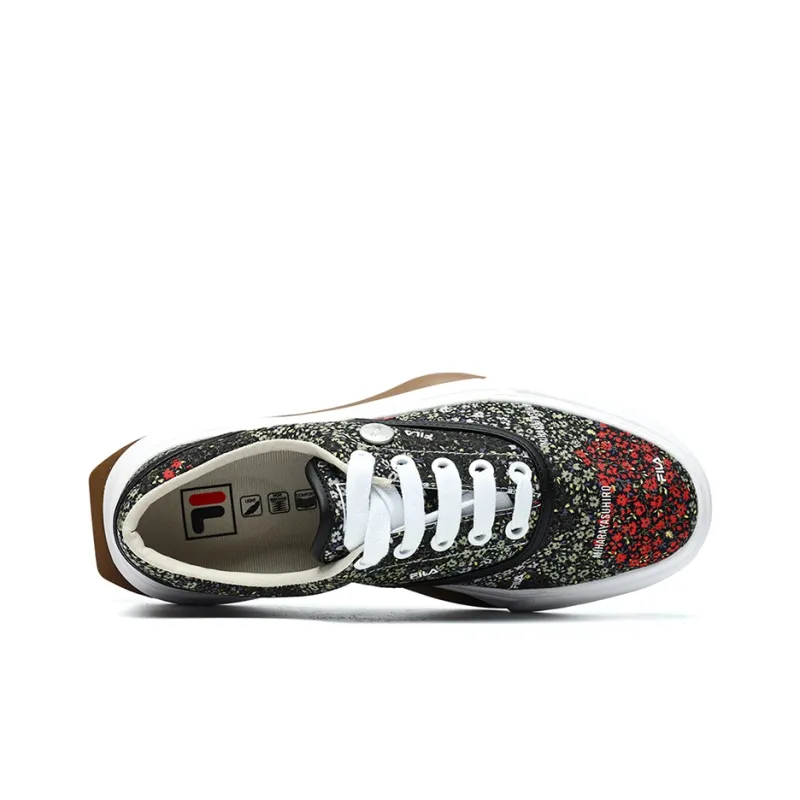 FILA Floral Sneakers Black/Green-3