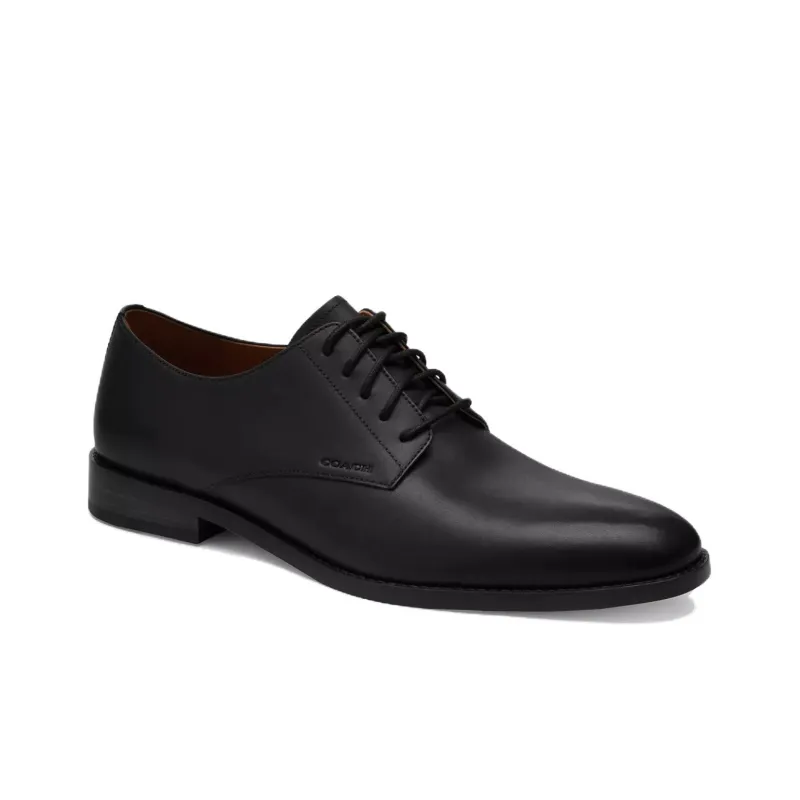 COACH Dress Shoes Men Low Top Black-2
