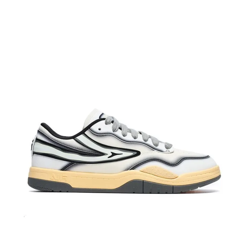 FILA FUSION T88 SKB Anti Slip Wear Resistant Low Top Skateboard Shoes Men's Antique White-1