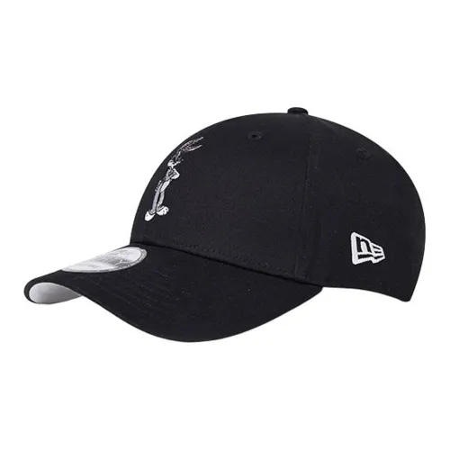 New Era Cotton Baseball Caps Unisex Black/Gray/Ecru