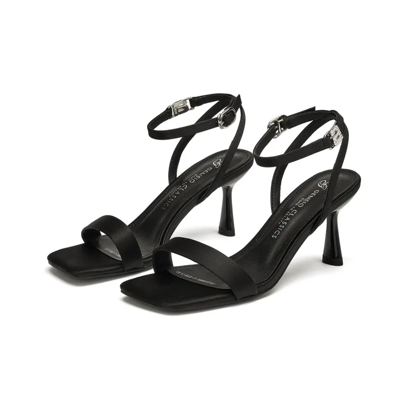 GEMEIQ One Strap Sandals 8cm Women's-12