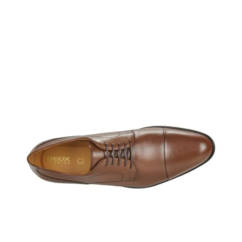 GEOX Dress Shoes Men Low Top Brown-7