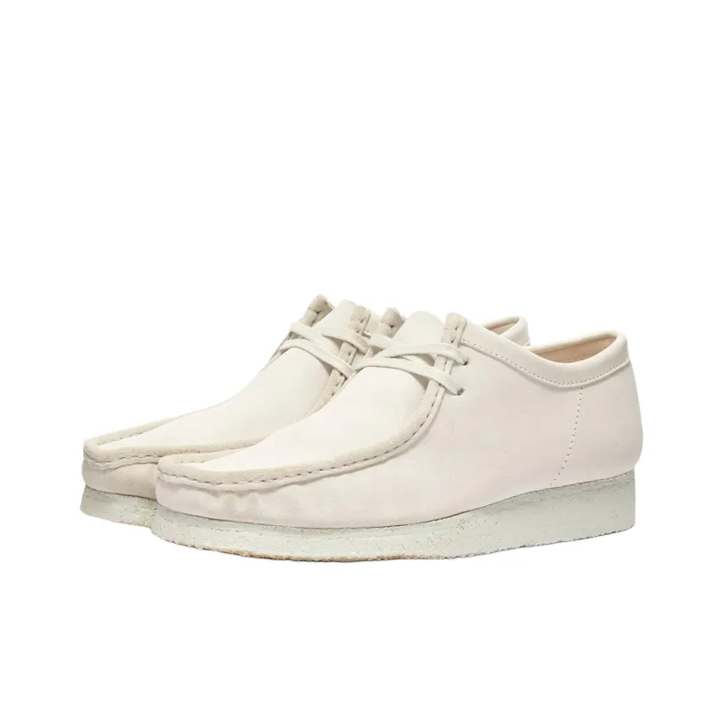 Clarks ORIGINALS WALLABEE Casual Shoes Men's White-1