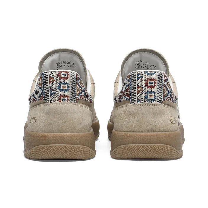Cabbeen Wear-resistant And Lightweight Low-Top Skateboard Shoes Men's-4