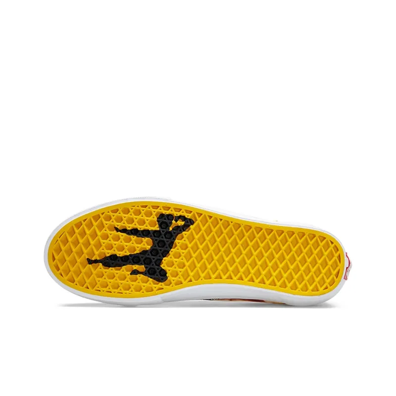 Vans Old Skool Collection Skateboard Shoes Unisex Low-Top Yellow Black-5