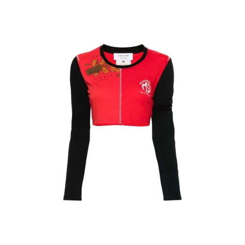 Marine Serre T-Shirts Women's Red