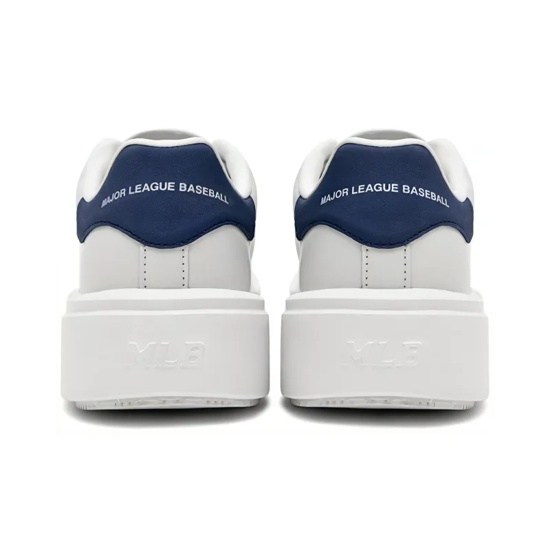 MLB Chunky Classic Low Top Skateboard Shoes Unisex White Blue-3