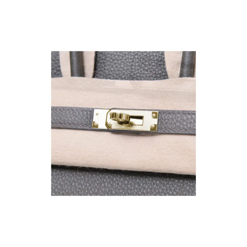 HERMES Birkin Togo Calfskin Birkin Bag Handbags Regular Women's C6 Vert De Gris Gray Green-2