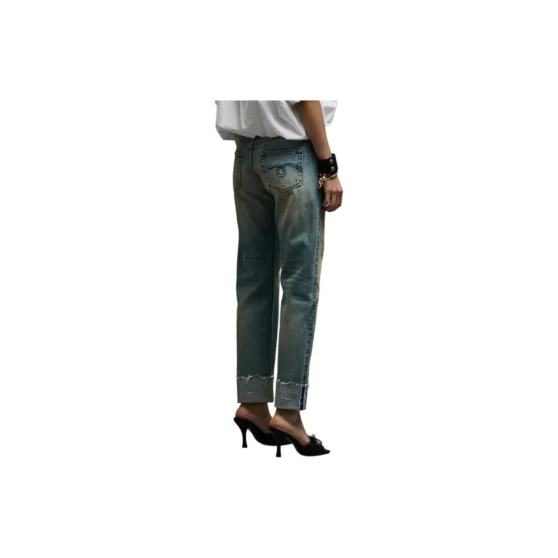 R13 SS24 Jeans Women's Roslin Blue-1