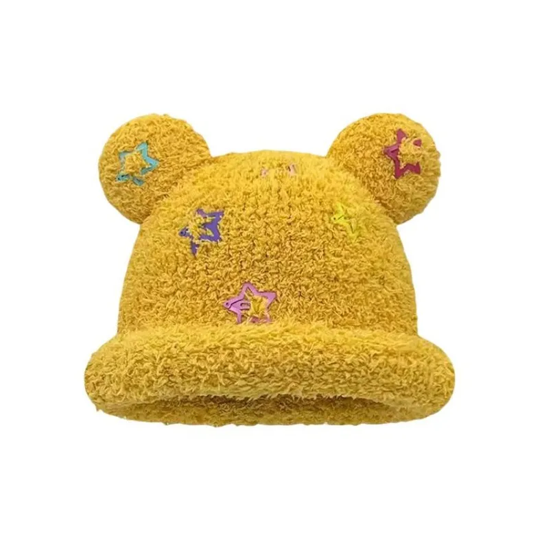 Starbucks Polyester Beanies Unisex Rose Red/Blue/Beige/Pink/Gray/Black/Purple/Khaki/Yellow/Coffee/Navy Blue-8