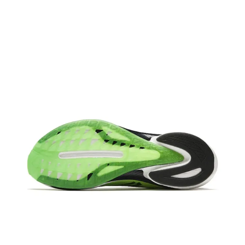 Anta MACH Mach 4.0 Cushioned Slip-Resistant Low-Top Running Shoes Men's Green Black-4