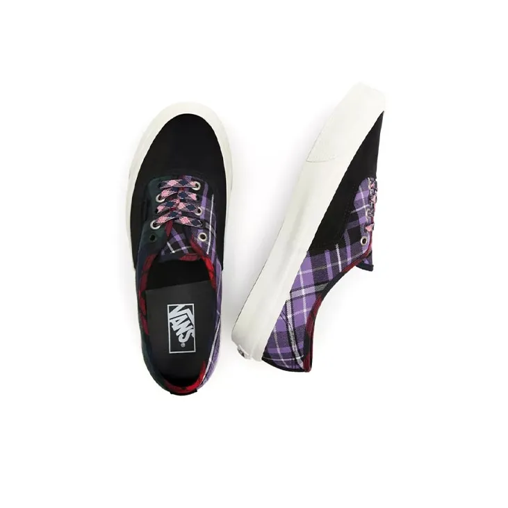 Authentic Vans 44 Dx 'Anaheim Factory Black Plaid Mix'-3
