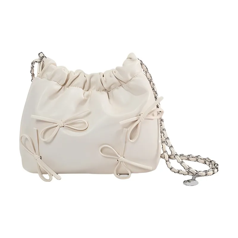 MINLUBAOLUO PU Portable Crossbody Bag Shoulder Bag Regular Women's Silver/Black/Pink/Ecru-6