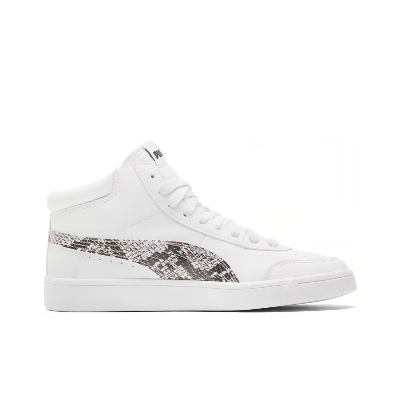 PUMA Court Legend Mid Casual Shoes White Women's-1