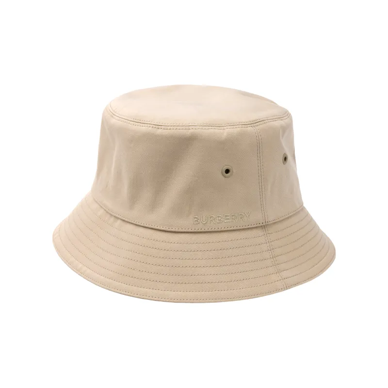 Burberry Embroidered Logo Bucket Hat-0
