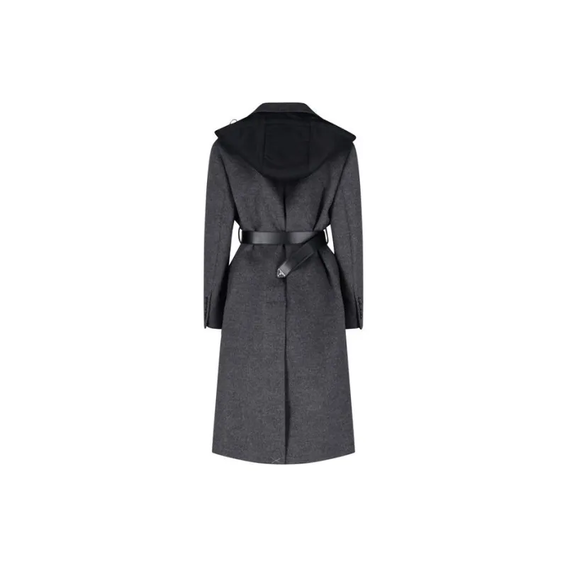 PRADA Coats Women's Dark Gray-1