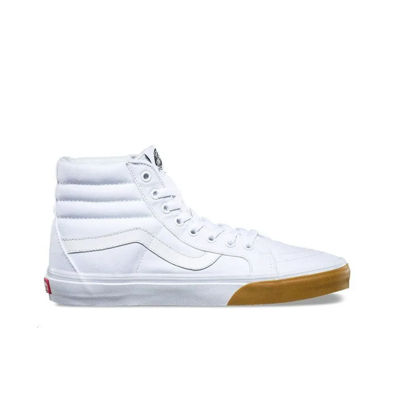 Vans SK8 Hi Reissue Gum Bumper - White-1