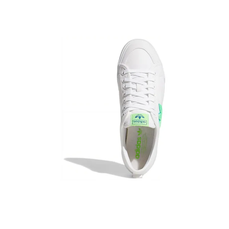 Adidas Nizza Trefoil 'White Signal Green'-4