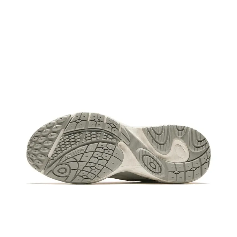 Anta Stars Cushioning Wear-Resistant Low-Top Casual Shoes Men's White Gray Yellow-4