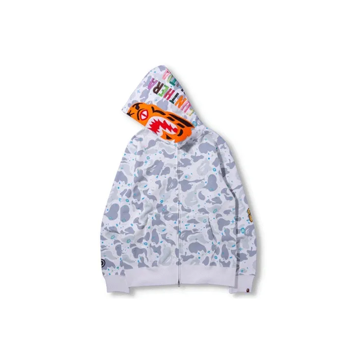 Bape Space Camo Tiger Full Zip Hoodie-1
