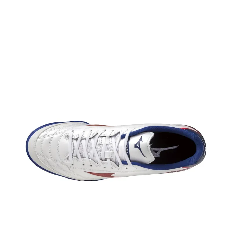 Mizuno Monarcida TF Turf Slip Resistant Soccer Shoes Unisex White Red Blue-1