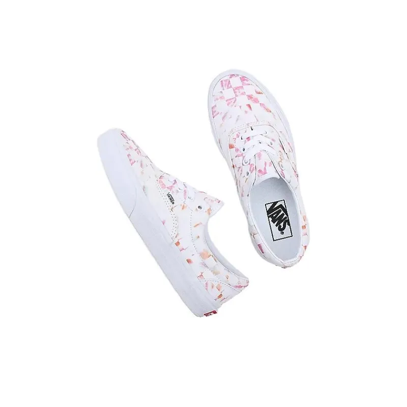 Vans Ua Era Aura Anti-Slip Wear-Resistant Low-Top Skateboard Shoes Women's White Pink-3
