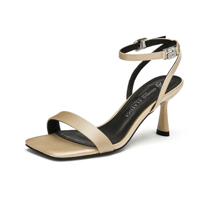 GEMEIQ One Strap Sandals 8cm Women's-16