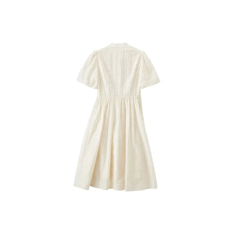 XIANGYING Cheongsam Women's Beige-1