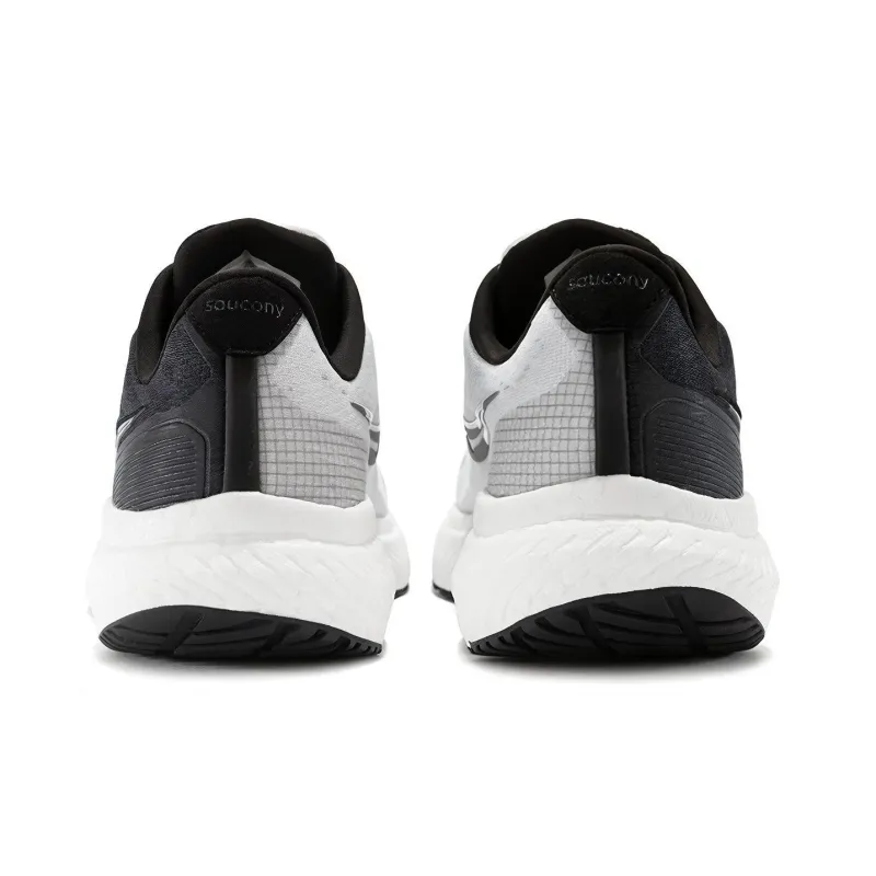 Saucony Triumph 19 Running Shoes Men Low Top White/Blue-3