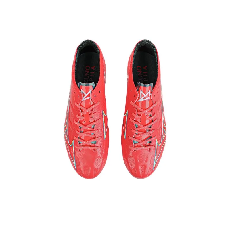 Mizuno Alpha AG Rubber Short Studs Anti Slip Wear Resistant Soccer Shoes Men's Red-2