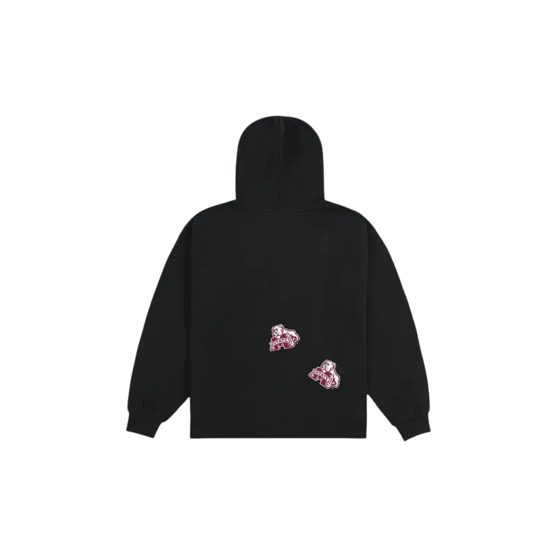 Travis Scott X Mitchell & Ness Mississippi State Bulldogs Overlap Pullover Hoodie-1