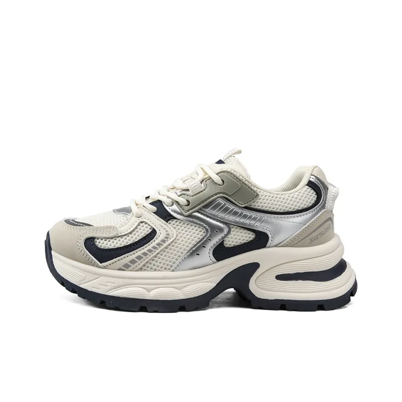 JEANSWEST Abrasion Resistant, Breathable, Lightweight, Height Increasing Chunky Sneakers Women's-1