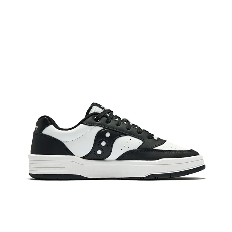 Saucony CROSS JZ Cushioning And Abrasion Resistant Coverage Low Top Running Shoes Unisex Black White-1