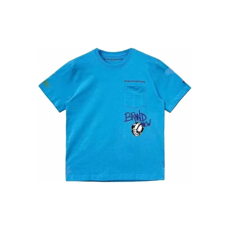 Chrome Hearts T Shirt Unisex Blue-5