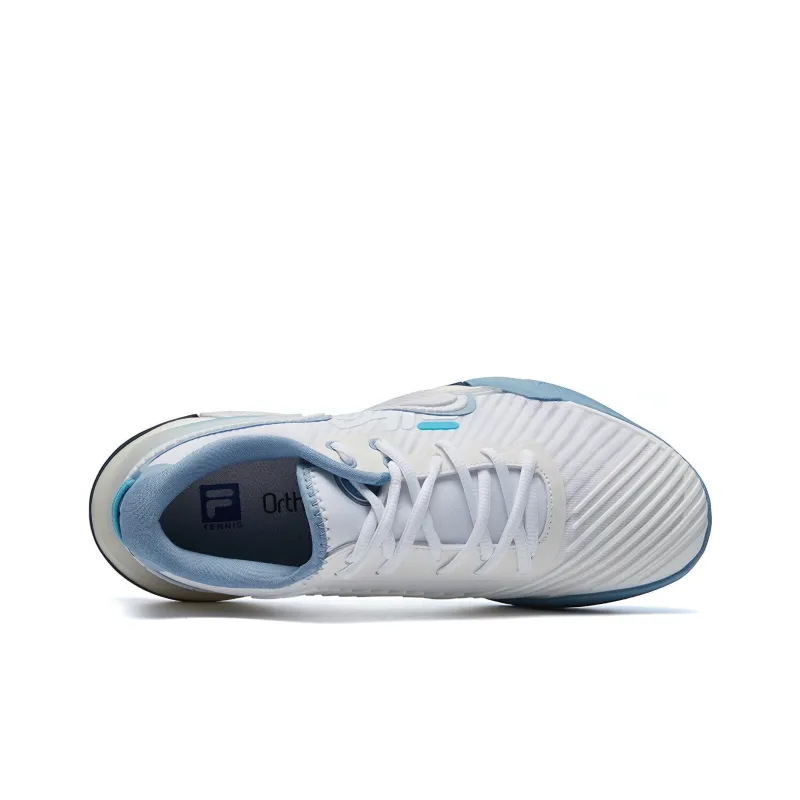 FILA Heritage FHT Tennis Shoes White/Blue Women's-3