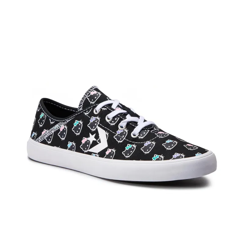 Converse Costa Ox Hello Kitty Black Women's-2