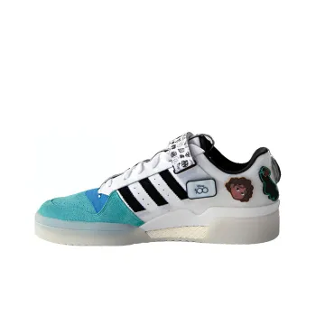 Disney x Adidas Originals FORUM Low'Mirabel Miracle' Slip-Resistant Low-Top Skateboard Shoes Unisex White Green
