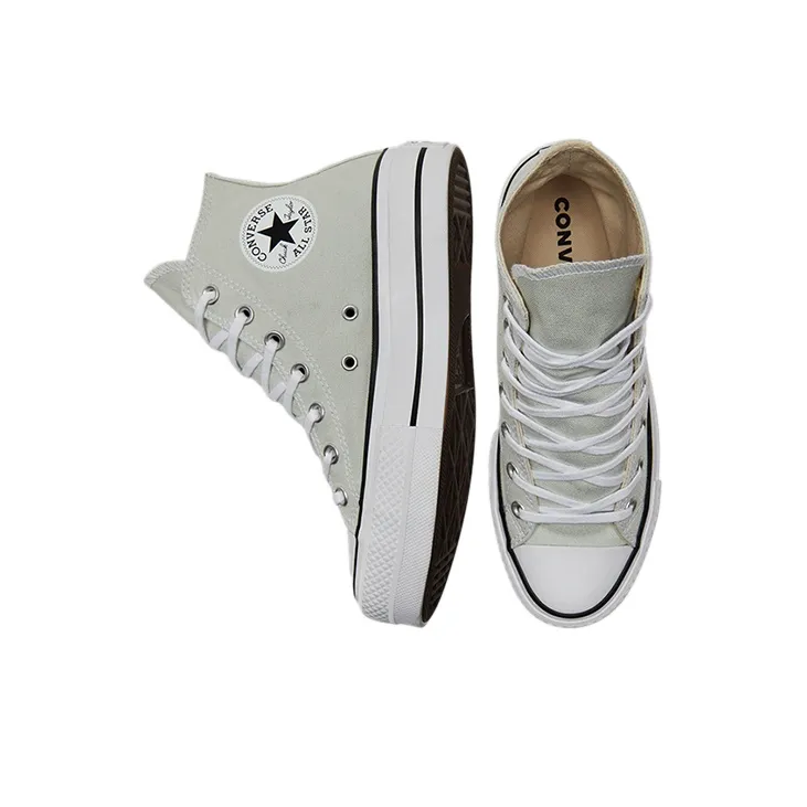Converse Women's Chuck Taylor All Star Lift Platform High 'Light Silver' Women's-4