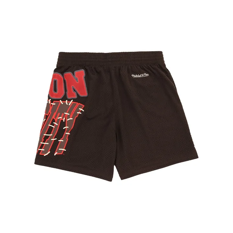 Travis Scott X Mitchell & Ness Boston University Basketball Shorts-1