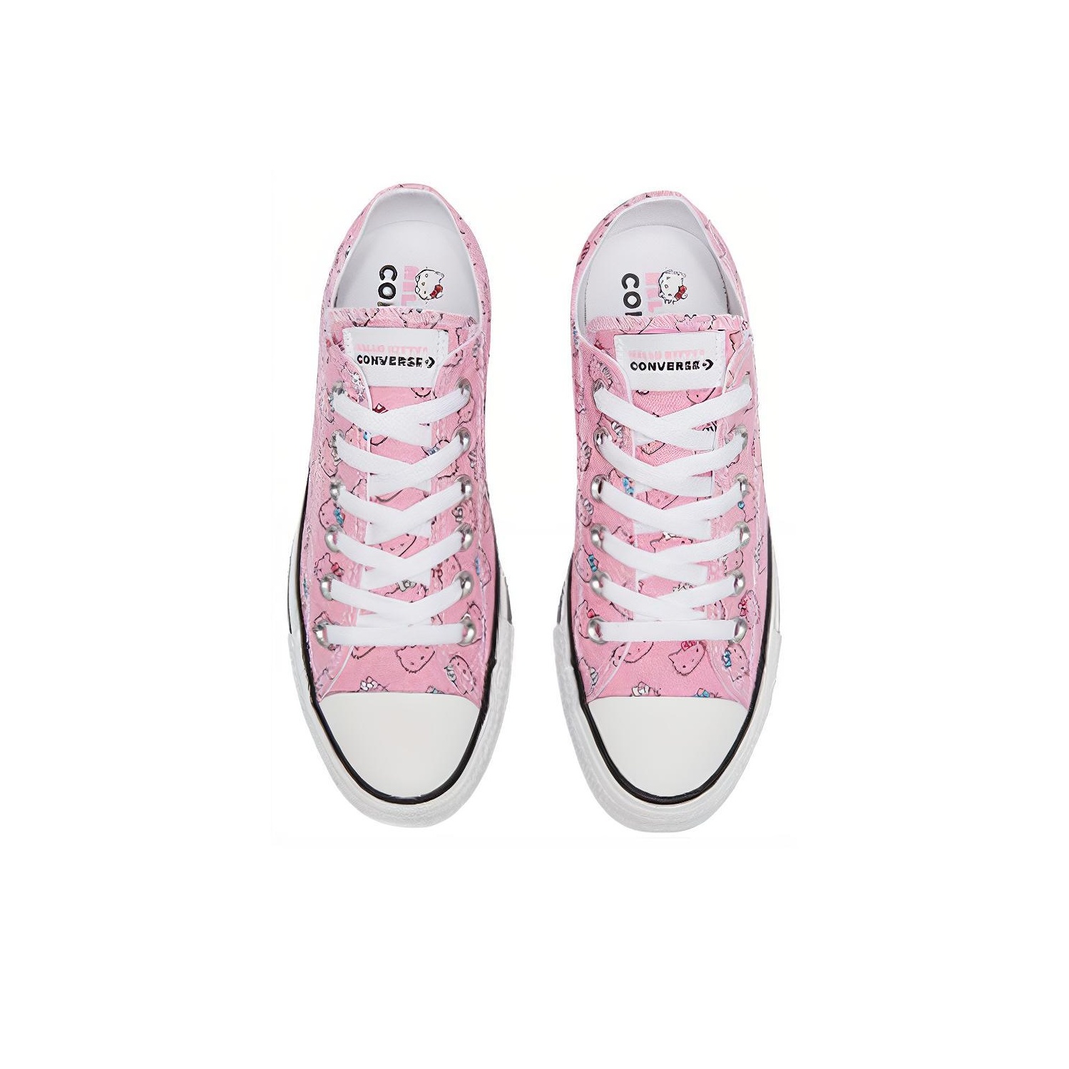 Converse One 2024 Star Hello Kitty Womens Pink Suede Sneakers - Size 8.5