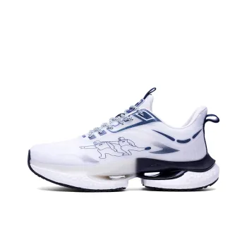 Paco Races Cushioning Anti-Slip And Wear-Resistant Low-Top Running Shoes Unisex White