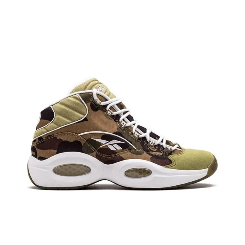 Reebok Question Mid Mita Sneakers X Bape 1st Camo-1