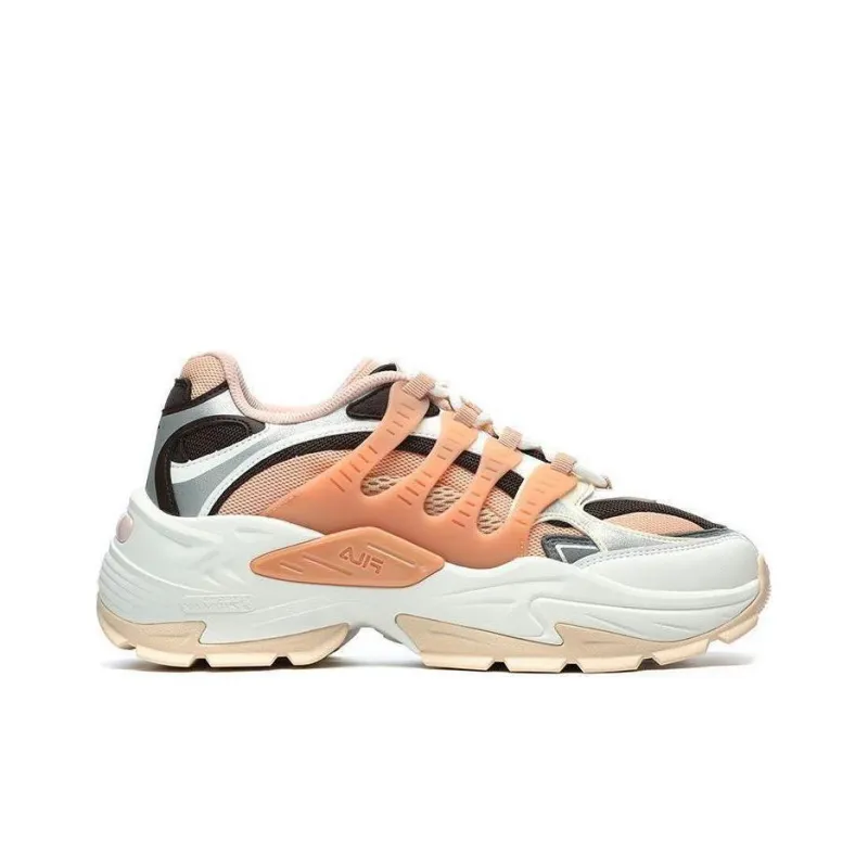 FILA Corallo Corallo Wear Resistant Low Top Casual Shoes Women's White Pink Silver-1