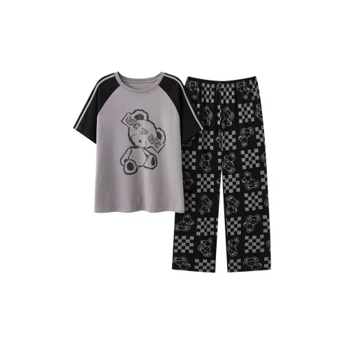 William Pajama Set Women's Gray