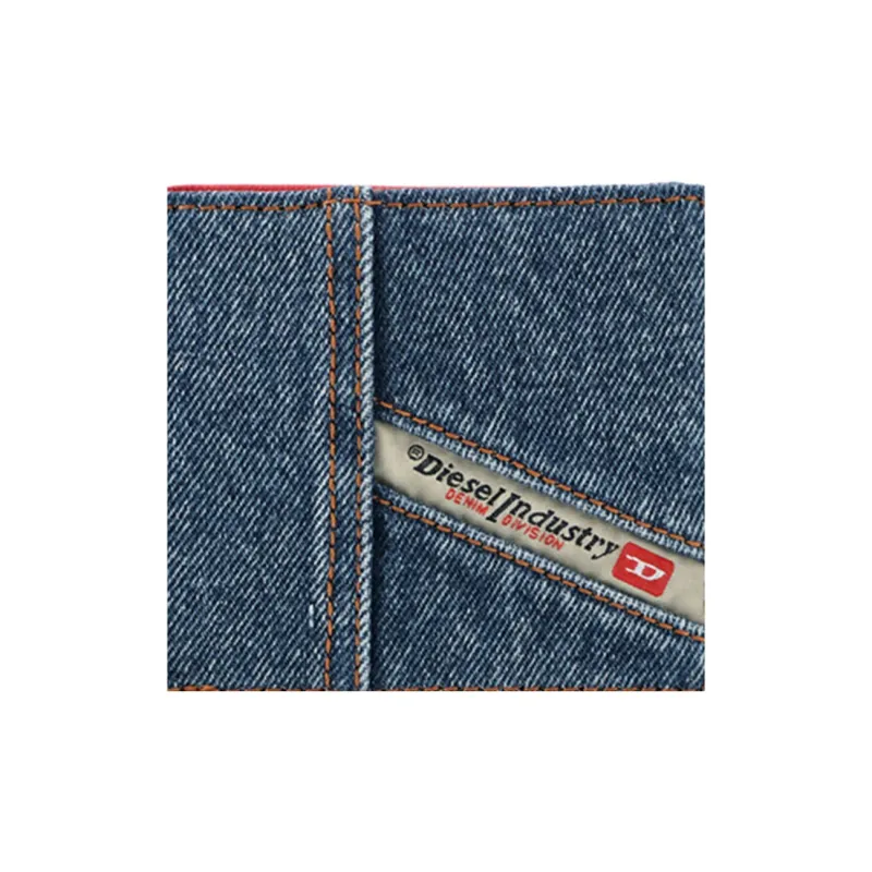 DIESEL Denim Wallet Unisex Indigo-1