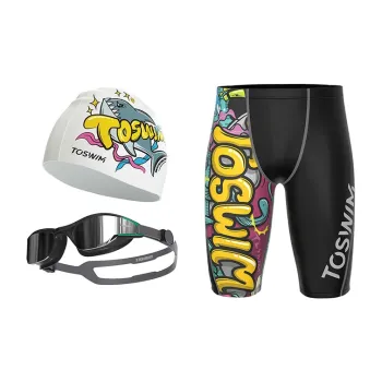 TOSWIM Swimming Sets Elastane Pool Beach Men's
